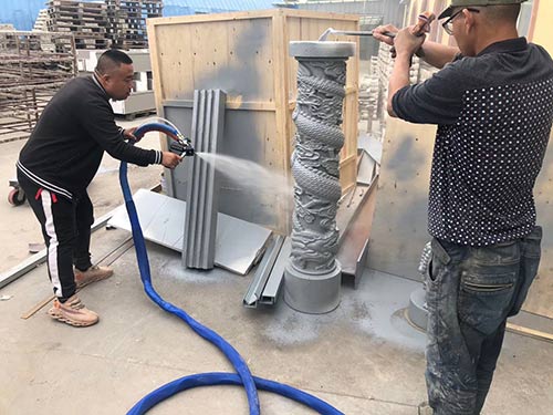 聚脲噴涂機(jī)影視道具防腐施工方便